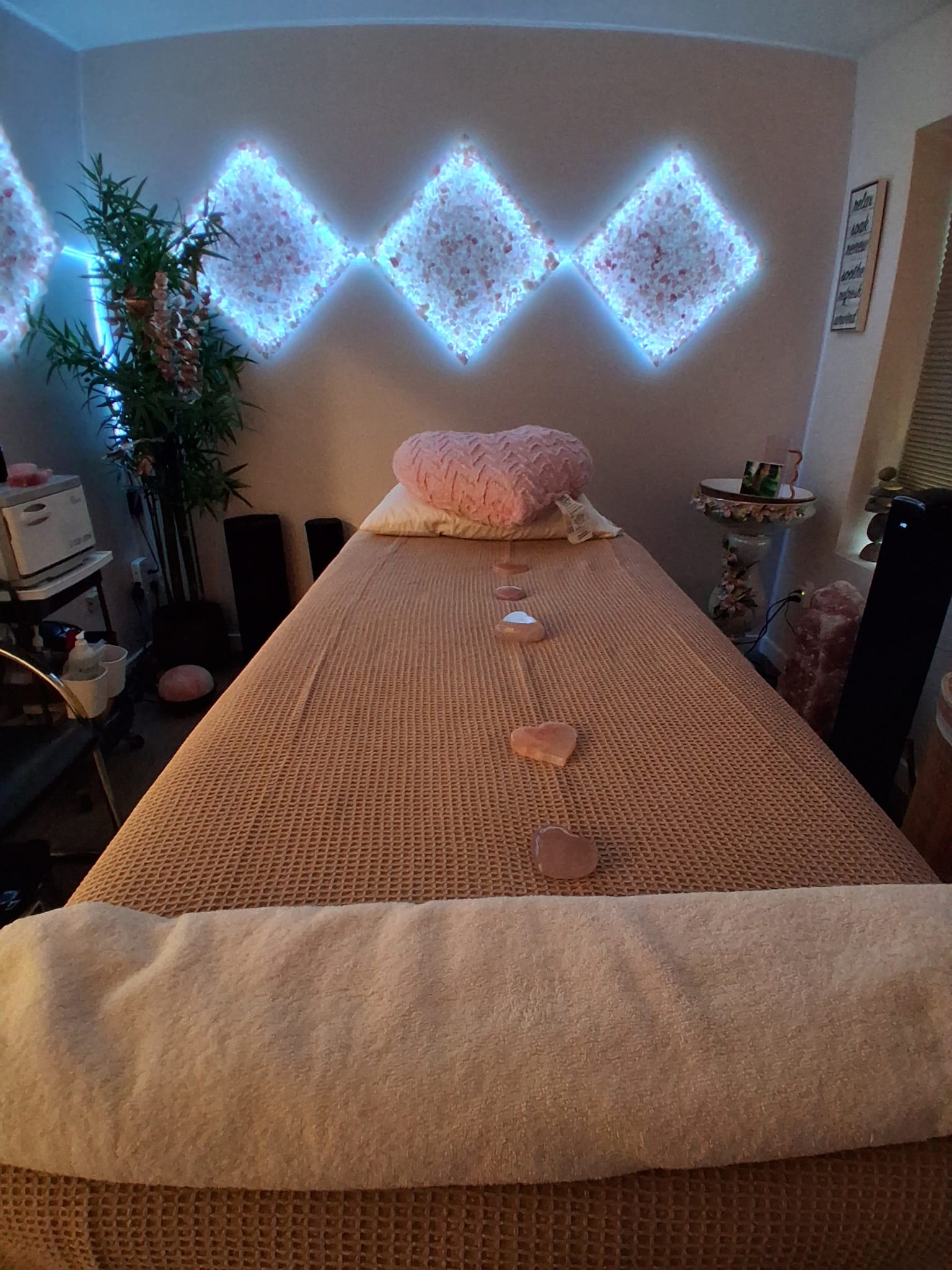 Massage treatment room at Cattleya Trianae Spa